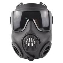 Airsoft tático airsoft máscaras anti-nevoeiro lente do computador máscara protetora campo de caça jogos de guerra militar arma de ar tiro máscara de paintball 2024 - compre barato