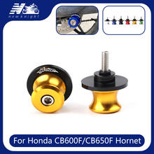 For Honda CB600F CB650F Hornet 2007-2013 With Logo 8MM CNC Aluminum Swingarm Spool Slider Stand Screws Motorcycle Accessories 2024 - buy cheap