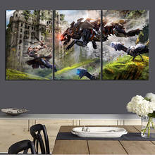 3 Panel Horizon Zero Dawn Game Pictures Home Decor Posters Wall Art Modular HD Prints Paintings Living Room Bedroom Decoration 2024 - buy cheap