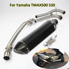 Silenciador de tubo de escape para Yamaha TMAX500 TMAX530, punta de tubo de conexión DB Killer 2024 - compra barato