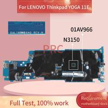 01AV966 материнская плата для ноутбука LENOVO Thinkpad YOGA 11E N3150 материнская плата для ноутбука DALI8BMB6H0 SR29F с ОЗУ 4 Гб 2024 - купить недорого