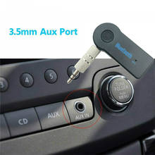 Универсальный аудио беспроводной Bluetooth приемник автомобильный музыкальный приемник адаптер 3,5 мм Aux автомобильный Bluetooth адаптер Handfree авто 2024 - купить недорого