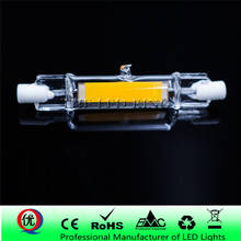 Bombilla de lámpara LED COB ABS R7S, tubo de vidrio para reemplazar luz halógena, 78mm, 118mm, CA 220V, 230V, 15W, 30W, 50W, ahorro de energía 2024 - compra barato