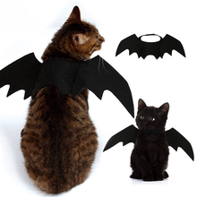 Милый костюм кошки и собаки на Хэллоуин, маленькое животное, крылья летучей мыши, необычное платье, аксессуары для Хэллоуина, украшения для Хэллоуина 2019 2024 - купить недорого