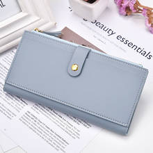 New Style Wallet  Korean Fashion Lady Zipper Long Wallet  Small Fresh Multifunctional Coin Purse  Multi-Color Card Holder 2024 - buy cheap