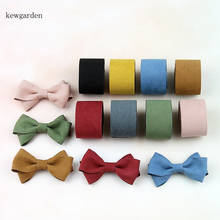 Kewgarden DIY Bow tie Hair Accessories 38mm 1.5" 25mm 1" 1cm Twill Fabric Layering Cloth Ribbons Handmade Tape Cotton Ribbon 8M 2024 - buy cheap