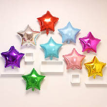 Party balloons 18 inch five-pointed star balloons birthday celebration wedding decoration aluminum film balloons wholesale 2024 - buy cheap