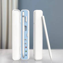 Caja de almacenamiento para Apple Pencil 2 1, bolsa protectora portátil, funda para iPad Air 4, 3, 2, 1, 9,7, 10,2 Pro, 11, 12,9 2024 - compra barato