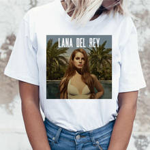 lana del rey Printed T-shirt korean Female women Funny Cartoon Printed T-shirt Harajuku clothing Ullzang Top Tee clothes Tshirt 2024 - buy cheap