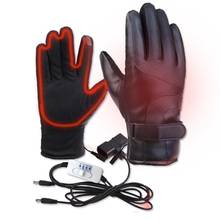 Motorcycle Heated Gloves Electric Heated Windproof Cycling Skiing Warm Heating Gloves Touch Screen Heated Warm Gloves 2024 - buy cheap