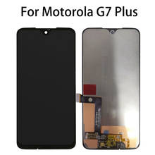 Pantalla LCD de 6,2 pulgadas para Motorola Moto G7 Plus 2019, Panel de Digitalizador de pantalla táctil LCD para Moto G7 Plus, piezas de repuesto para pantalla 2024 - compra barato