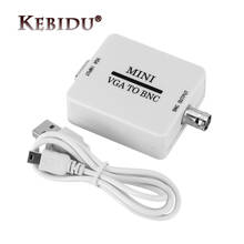Kebidu Mini HD VGA to BNC Video Converter Box For 1080P HDTV Monitor Composite Adapter Conversor Digital Switcher Box 2024 - buy cheap