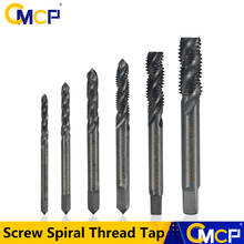 CMCP HSS Mashine Screw Spiral Thread Tap Nitriding Plug Taps 6pcs M3 M4 M5 M6 M8 M10 Machine Screw Tap 2024 - buy cheap