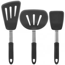 3Pcs Silicone Kitchen Utensil Set Cooking Tools Spatula Fried Shovel Egg Fish Frying Pan Turners Scoop Slotted Turner Set 2024 - buy cheap