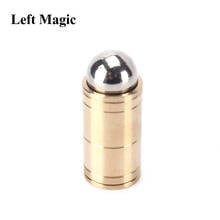 Ball & Tube Mystery (Brass) Close up Magic Tricks Illusions Gimmick Fun Magic Balls Rises Falls Stage Magic Magician Toys 2024 - buy cheap