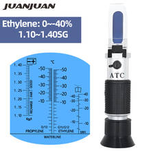 Handheld Refractometer Battery Acid liquid specific gravity Antifreeze Coolant Fluid Ethylene Glycol -50C-0C with ATC  26%off 2024 - buy cheap
