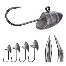 5pcs/lot Fishing Soft Worm Hooks High Carbon Steel Winter Ice Fishhooks Lure Softjerk Hooks 1#-5/0 Fishing Tackle 2024 - buy cheap