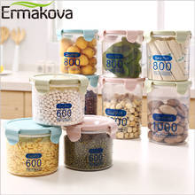 ERMAKOVA Airtight Food Storage Container PP Kitchen Container Dry Food Storage Jar with Scale Food Storage Box with Easy Lock 2024 - buy cheap