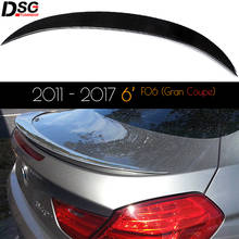 Carbon Fiber Rear Deck Spoiler 3*3 3K Twill Heckspoiler for BMW 6 Series Gran Coupe 2011 - 2017 F06 & Its M6 2024 - buy cheap