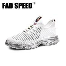 2020 Men Sneakers White Mesh Breathable Running Sport Shoes Male Lace Up Non-slip Men Low Athletic Sneakers Casual Men Shoes 2024 - buy cheap
