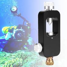 Conversor de garrafa de oxigênio para mergulho, conector do regulador do tanque de ar, dispositivo de respiração subaquático para snorkeling 2024 - compre barato