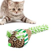 Kapmore 1pc Cat Toy Corrugated Paper Mouse Shape Cat Scratching Toy Cat Interactive Toy Pet Supplies Cat Favors Random Color 2024 - buy cheap