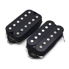 Alnico 5 Электрический звукосниматель для гитары хамбакер с двойной катушкой пикап Alnico V Части гитары черный 2024 - купить недорого