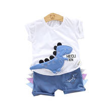 Summer Children Fashion Clothes Baby Boys Girls Cartoon T-Shirt Shorts 2Pcs/Sets Kids Toddler Cotton Clothing Infant Sportswear 2024 - buy cheap