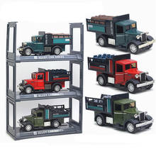 1:32 alloy pull back transport truck model in original packaging,retro vintage car toys,gift box toys for children,free shipping 2024 - buy cheap