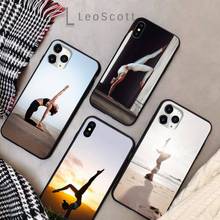 Beautiful slim sexy woman with yoga figure Phone Case for iPhone 11 12 pro XS MAX 8 7 6 6S Plus X 5S SE 2020 XR Soft silicone 2024 - buy cheap