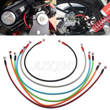 1pcs Motorcycle 90CM Colored Hydraulic Brake Fluid Line Hose Cable 6colors Universal for Enduro Dirt Bike Pit Stunt Bike EXC SX 2024 - buy cheap