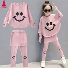 2020 Girls Clothes Sets Autumn Spring Long Sleeve Tops + Pants 2PCS Tracksuit Children Clothing Set Kids Outfit 4 5 6 7 8 Years 2024 - buy cheap