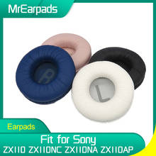 Mrearpads earpads para sony zx110 zx110nc zx110ap zx110na fones de ouvido substituição almofadas earcoins peças 2024 - compre barato