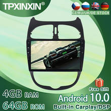 Radio con GPS para coche, reproductor Multimedia con grabadora de cinta, navegador, Android 206, IPS, 4 + 64G, para Peugeot 2000, 2016-10,0 2024 - compra barato