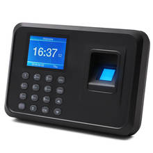 Биометрический отпечаток пальца система посещаемости времени часы рекордер офисное Время Часы Сотрудник рекордер устройство 2024 - купить недорого