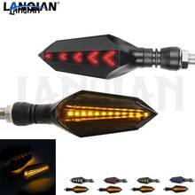 Universal Motorcycle Turn Signal Flowing Water Flashing Led Light Tail Light For Yamaha YZF R1 r3 R6 R15 R25 R125 2004-2015 2016 2024 - buy cheap