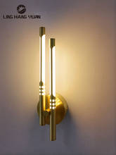 Lámpara Led de pared moderna para el hogar, candelabro de cuerpo de cobre para dormitorio, sala de estar, comedor, mesita de noche, interior 2024 - compra barato