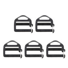 5 Pack 1 inch Plastic Ladder Slider Adjust Buckles for Backpack Straps 25mm Webbing with Snap Wiregate 2024 - buy cheap