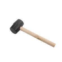 Rubber Hammer With Wooden Handle No Elastic Rubber Hammer Floor Tile Installation Hammer 2024 - buy cheap