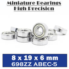 698ZZ Bearing ABEC-5 ( 10 PCS ) 8*19*6 mm Miniature 698Z Ball Bearings 698 ZZ EMQ Z3V3 Quality 2024 - buy cheap