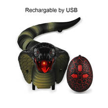 Infrared Remote Control Cobra Snake Toy RC Simulation Animal Surprise Trick Terrify Mischief Safari Garden Props Joke Prank Gift 2024 - buy cheap