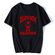 Tyburn Death Row Records Футболка мужская Высококачественная Эстетическая крутая Винтажная футболка в стиле хип-хоп Harajuku уличная одежда Camisetas Hombre 2024 - купить недорого