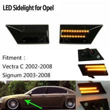 2Pcs Led Dynamic Side Marker Turn Signal Light Sequential Blinker for Opel Vectra C 2002-2008 for Opel Signum 2003-2008 2024 - buy cheap