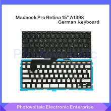 New Germany German Keyboard + Backlight For Macbook Pro 15" Retina A1398 2012 2013 2014 2015 2024 - buy cheap