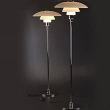 Modern Glass Floor Lamp Nordic Designer Standing Lamps for Bedroom Study Foyer Art Decor Floor Light E27 Chrome Led Stand Lights 2024 - buy cheap
