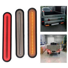 Luz de freio para caminhão e reboque, 1 par de luz led 3 em 1, halo neon, luz de freio e seta para cauda, lâmpada de sinal de fluxo sequencial 2024 - compre barato