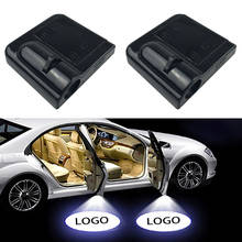 Proyector láser de cortesía para puerta de coche, luz Led de proyección de luz con logotipo inalámbrico, accesorios para coche, 1 Uds. 2024 - compra barato
