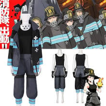 Anime Fire Force Cosplay Costume Enn Enn no Shouboutai Fire Force Maki Oze Cosplay Costumes Halloween 2024 - buy cheap