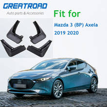 Car Mud Flaps Splash Guards Mudguards Fender Mudflaps Accessories For Mazda 3 (BP) Axela 2019 2020 2024 - buy cheap