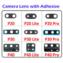 Substituição da lente da câmera traseira, para huawei p30 p40 lite p20 pro p40 lite e/5g, 100 peças 2024 - compre barato